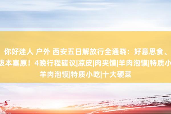 你好迷人 户外 西安五日解放行全通晓：好意思食、文化、历史拔本塞原！4晚行程磋议|凉皮|肉夹馍|羊肉泡馍|特质小吃|十大硬菜